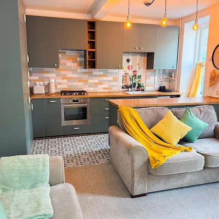 Stylish 1 Bedroom By Altoluxoexperience Short Lets & Serviced With Free Wifi & Parking בריסטול